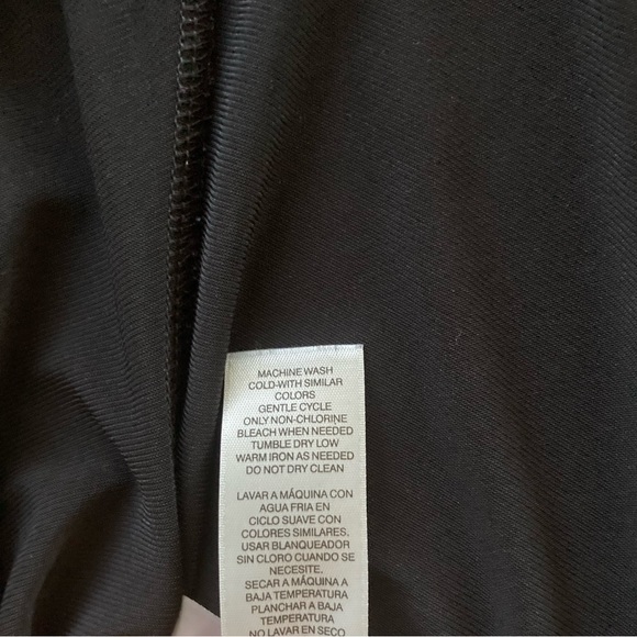 New Chico’s Black Polyester Long Sleeve Dress size 0 - Picture 12 of 13